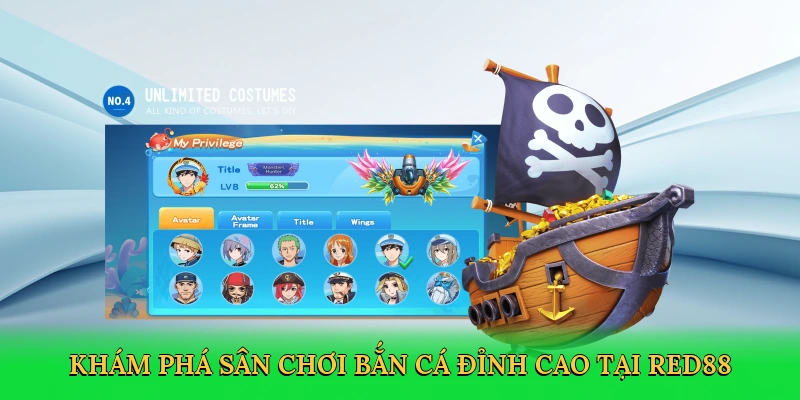 Khám phá sân chơi bắn cá đỉnh cao tại RED88